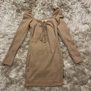 Princess Polly Taupe Bodycon Dress